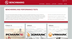 Desktop Screenshot of futuremark.com